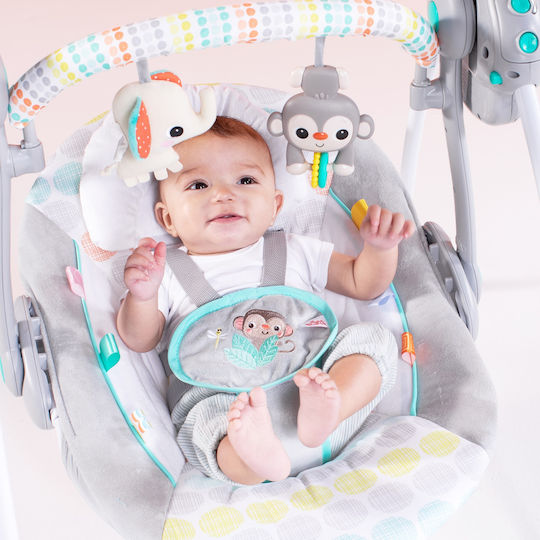 Bright Stars Handbuch Baby Relax Schaukel Gray