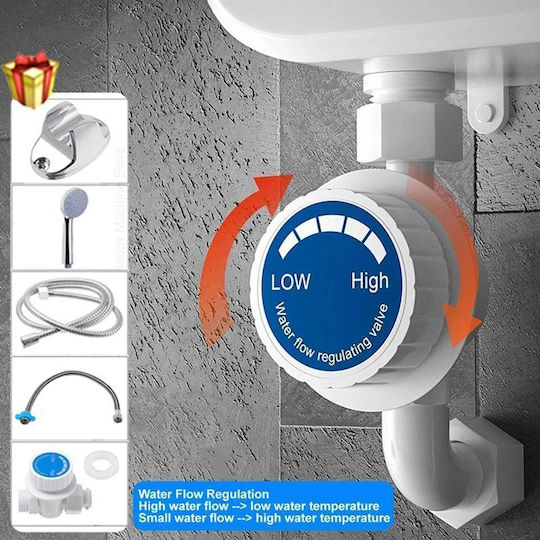 Temmax RX-021 Montat pe perete Încălzitor instant Baie / Bucătărie Monofazat 3.5kW