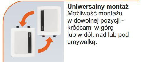 Kospel Amicus Montat pe perete Boilere instant Instalație centrală Monofazat 6kW