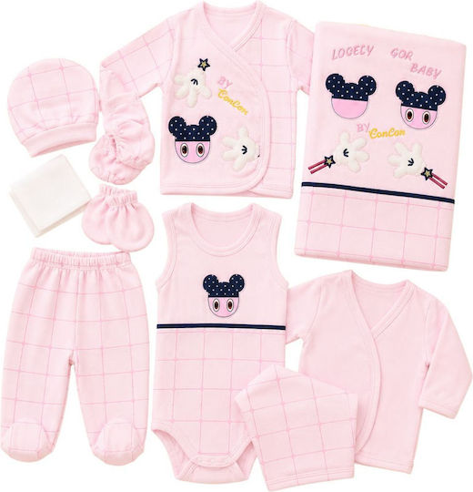 Concon Newborn Clothing Set for Girl for 0-3 months 10pcs