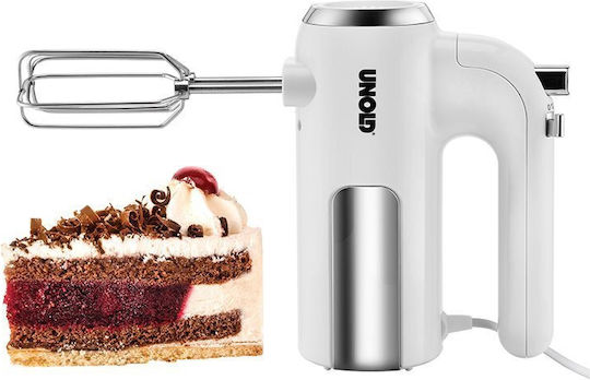 Unold Mixer Handmixer 450W Weiß
