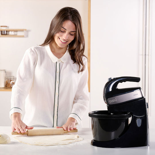 Black & Decker BXMXA500E ES9130090B Mixer Handmixer 500W Schwarz