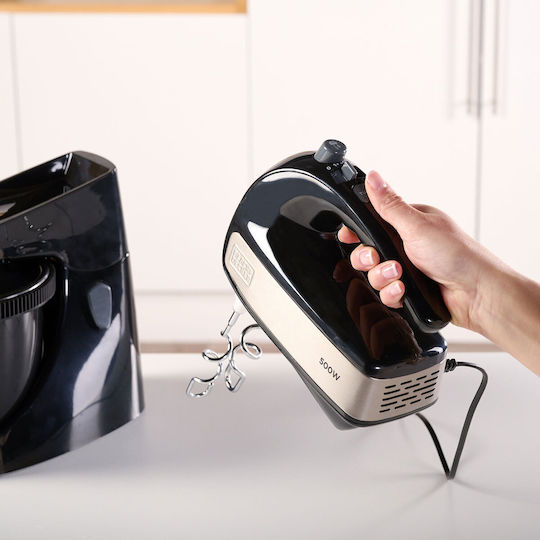 Black & Decker BXMXA500E ES9130090B Mixer Handmixer 500W Schwarz