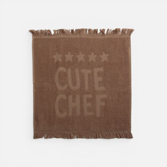 Nef-Nef Homeware Cute Chef Geschirrtuch aus 100% Baumwolle in Grün Farbe 50x50cm