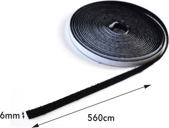 Home & Camp Window Mosquito Net with Velcro Permanent Black 150x130cm