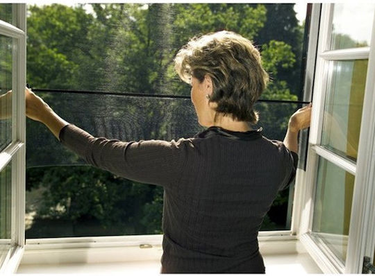 Tesa Comfort Moskitonetz Für Fenster Mit Klebeband Dauerhaft Weiße 130x150cm