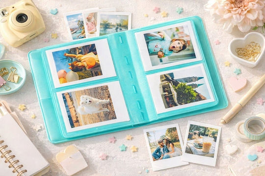 Loveinstant Mini Άλμπουμ για 64 Φωτογραφίες Πράσινο
