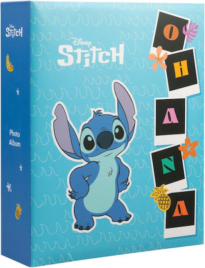 Disney Детски Албум Stitch за 304 Фотографии Син 13x20см