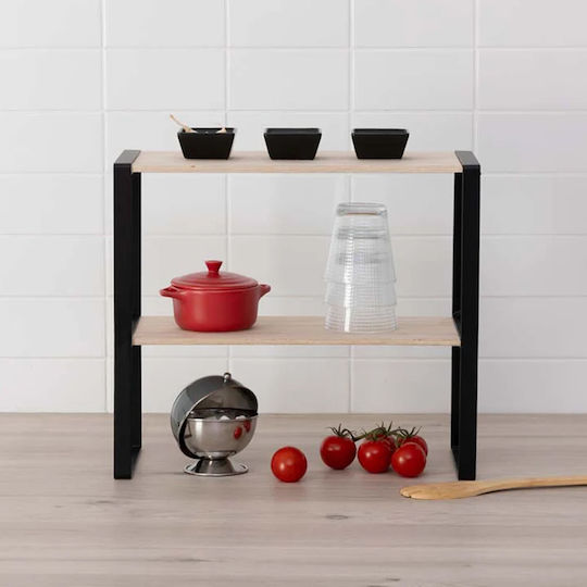 5Five Wandmontiertes Holzregal 40x17,5x35cm Braun 5Five Wandmontiertes Holzregal 40x17,5x35cm Braun
