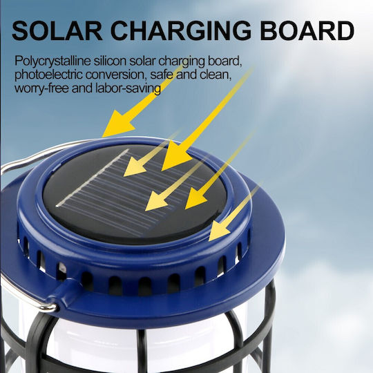 Led Solar Laterne für Camping Beig