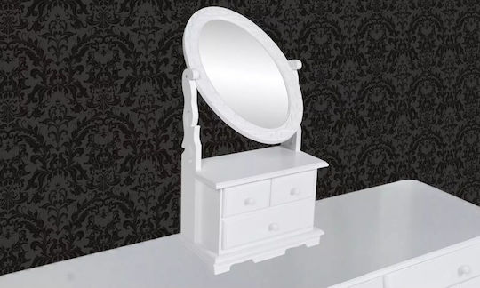 Спална Тоалетка Бяла 26x13x50см Спална Тоалетка Бяла 26x13x50см