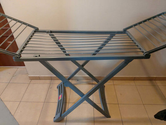 Gimi Grafite Πτυσσόμενη Απλώστρα Δαπέδου Πλαστική με Ρόδες με Μήκος Απλώματος 20m