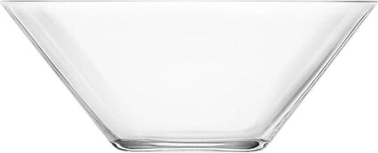 Borgonovo Glass Salad Bowl Transparent 20x20x20cm