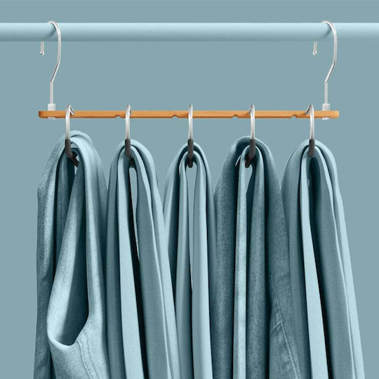 5Five Foldable Metallic Clothes Hanger for Pants Silver