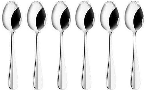 Kulig Set Löffel Kaffee/Tee Rostfreier Stahl Braune 6 Stück