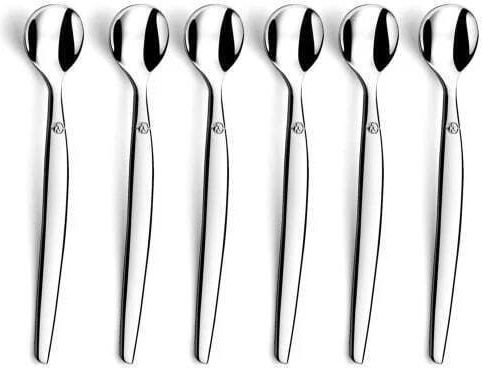 Lou Laguiole Jet Set de Linguri Cafea / ceai Metalice Argintiu 552940 12buc