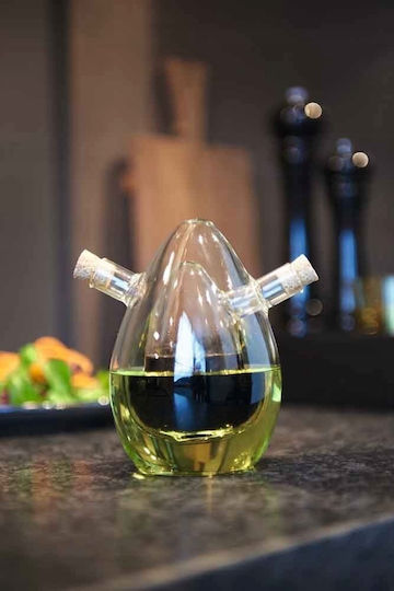 Leonardo Öl- & Essigspender-Set Glas mit Ausgießer
