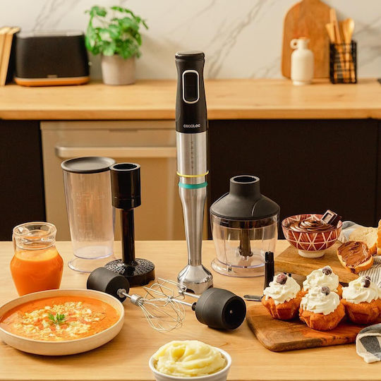 Cecotec Katana 15 Smash B Handmixer mit Inox-Stab 1000W Schwarze