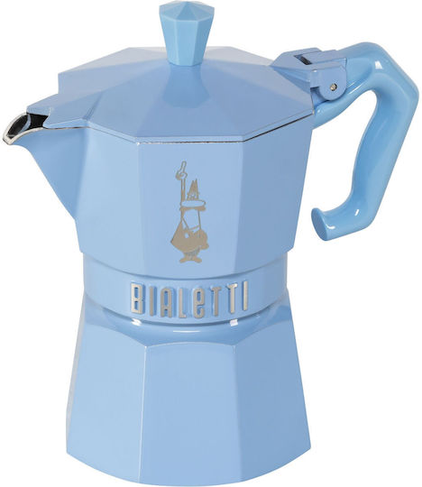 Moka Espressokocher Für Den Herd Blau