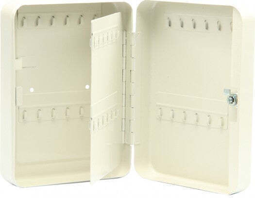 Vorel Wall Key Hook Metallic Beige 48 Hooks With Lock 18x8x25cm