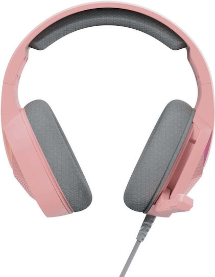 Marvo H8618 Гейминг слушалки Over Ear с USB свързаност Розови