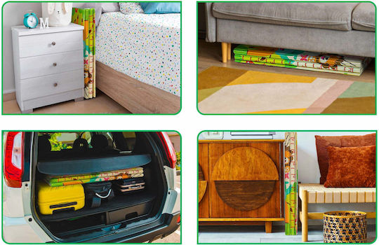Ludiro Covor Pentru Copii Educativ Din Spumă Xpe Pliabil Drumul 200x180cm Grosime 10mm