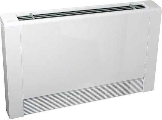 Bravair Clima FCS-100R Fan Coil Schlank 4.13/9.48kW Boden 149.2x13.1x65.7cm Weiß