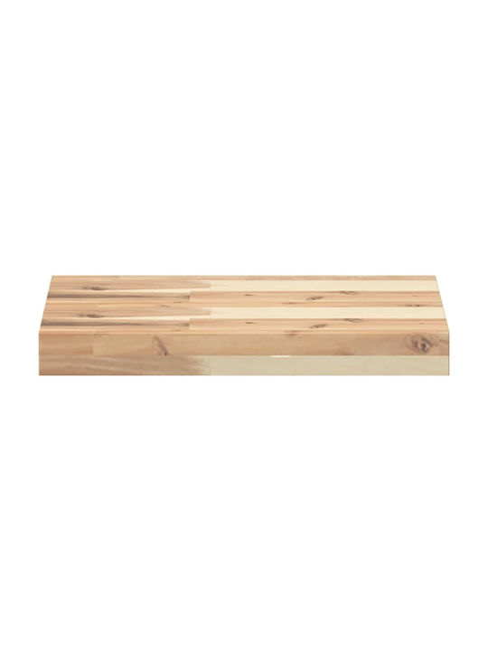 vidaXL Rectangular Bookcase Shelf Made of Solid Wood in Brown Color 60x30x4cm 3279448 2 Pieces