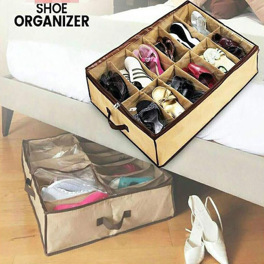 Οργανωτής Πλαστική Θήκη σε Μαύρο Χρώμα 10x10x10cm 5τμχ