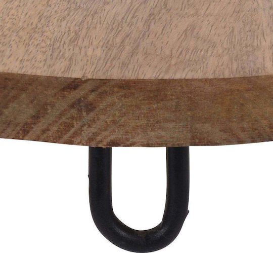 JK Home Decoration Дърво Кръгъл Легло в Кафяв Цвят 29.5x29.5x6см 023385 1бр JK Home Decoration Дърво Кръгъл Легло в Кафяв Цвят 29.5x29.5x6см 023385 1бр