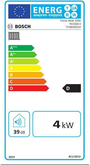 Bosch Centrală Termică Individuală Montată Pe Perete Electrică 3440kcal/h