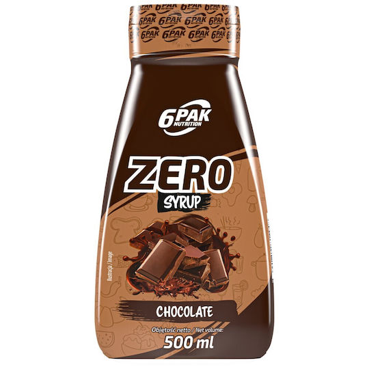 6Pak Nutrition Сладкарска сироп Zero с вкус на Шоколад Без захар 500мл