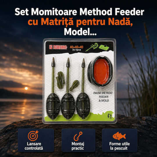 Momeală Artificială Ulei Set 3 Buc