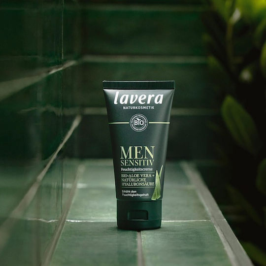 Lavera Sensitiv Licht Herren Creme Gesicht Tag mit Aloe Vera 50ml