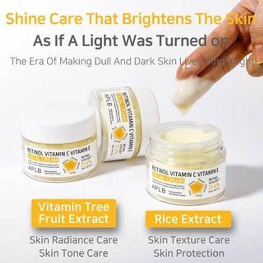 APLB Retinol Vitamin C & E Cream Face 55ml