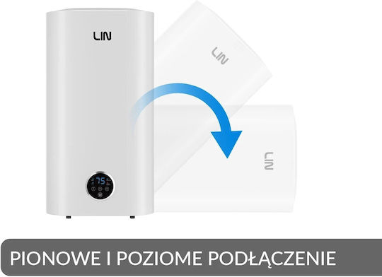 Lin Universal Електрически котел 50lt Inox Вертикален 2kW