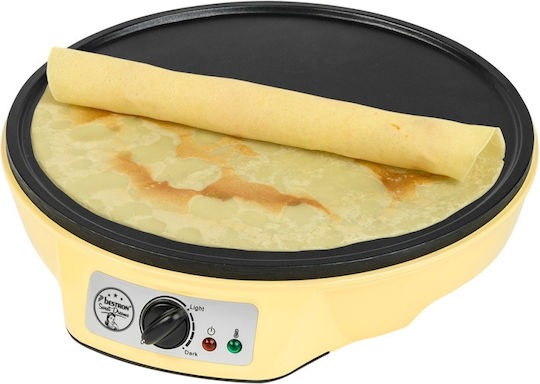 Bestron ASW602 Κρεπιέρα 30cm Κίτρινη 1000W