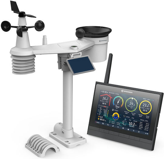 Bresser Wifi 7003520 Drahtlos Wetterstation Digital Tischplatte Gray