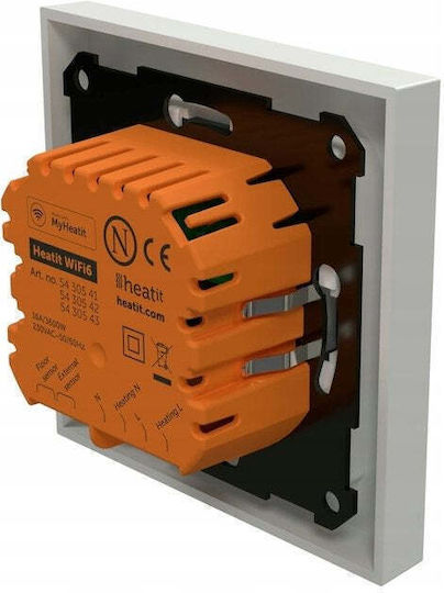 Heatit WiFi6 Ψηφιακός Θερμοστάτης Χώρου Smart