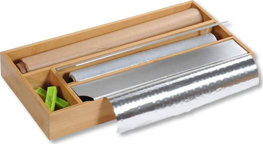 Kesper Диспенсър за ролки Кафяв 42x19см 58041