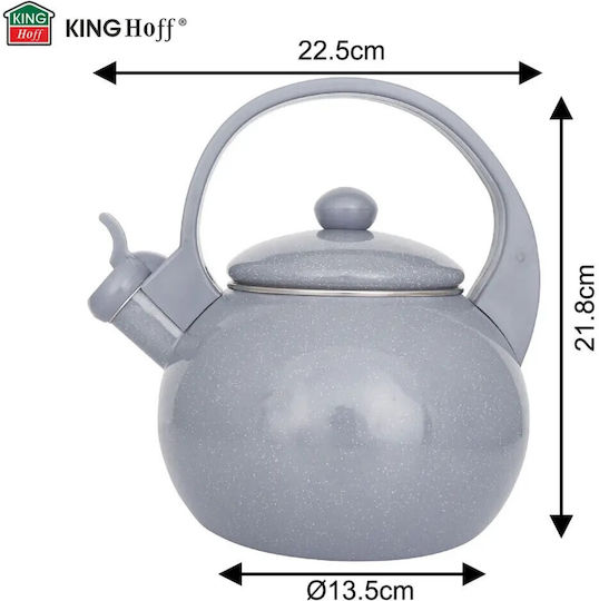 KING Hoff Βραστήρας Εμαγιέ 2000ml
