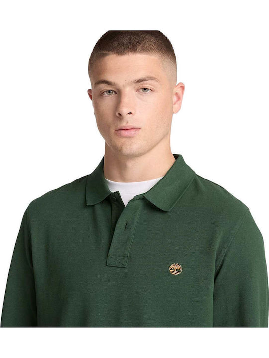 Millers River Polo Long Sleeve Green