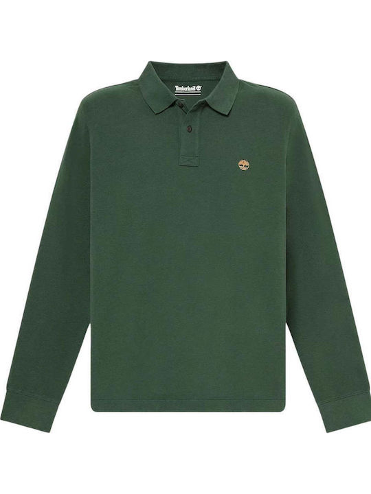 Millers River Polo Long Sleeve Green