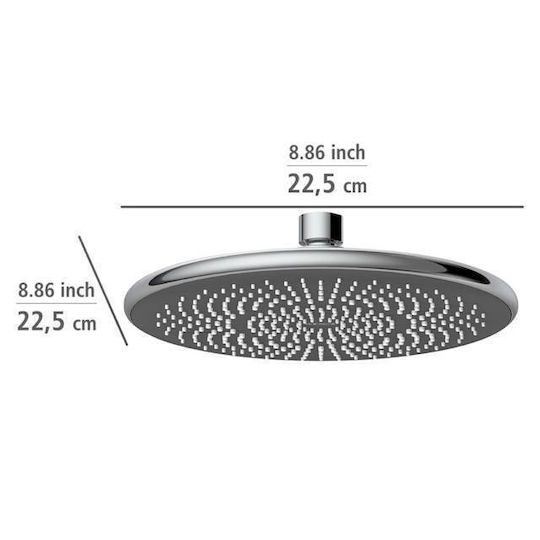 Wenko SP01 15353836 Rund Duschkopf 22,5cm