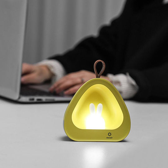 Φωτάκι Νυκτός LED USB Κίτρινο