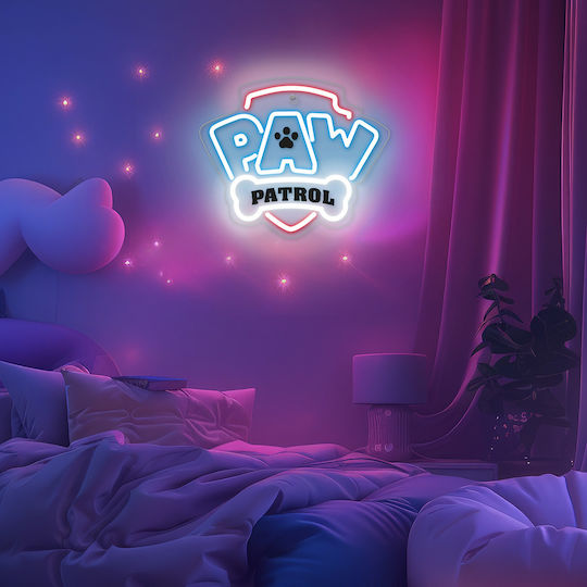 Hängendes Neon-LED Paw Patrol auf Plexiglas Logo Ow-130146 5902983629474