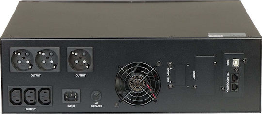 East AT-UPS1500S-RT-RACK UPS Linie-interaktiv 1500VA 1200W