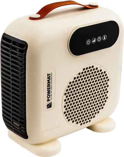 Powermat Fan Heater Room Floor White 2000W