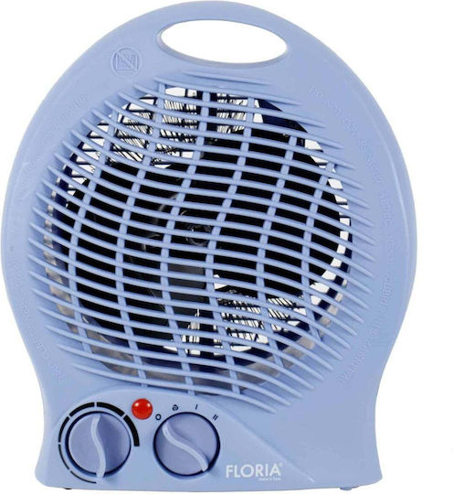 Zilan Radiator electric de tip ventilator de utilizare generală de podea Alb 2000W