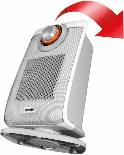 Unold White Ceramic Floor-Standing Bathroom Fan Heater 2000W